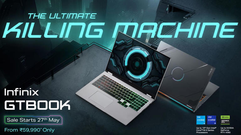 Infinix GT Book Laptops Launched In India With Up To 13th Gen Intel i9 CPUs, GeForce RTX 4060 GPUs; Price, Specs, Launch Offers Here