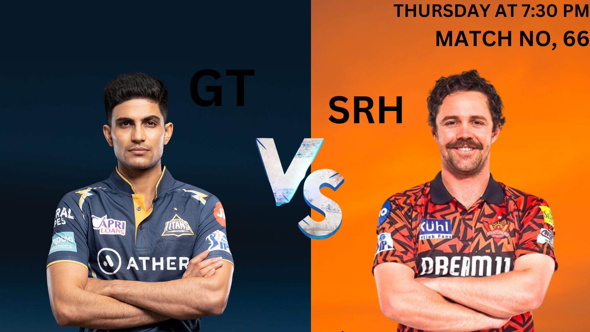 GT VS SRH MATCH NO. 66