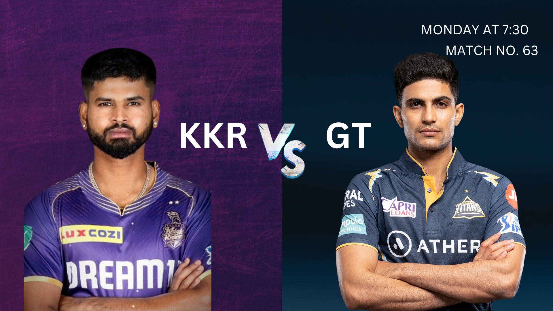 KKR VS GT MATCH INFO IPL 2024